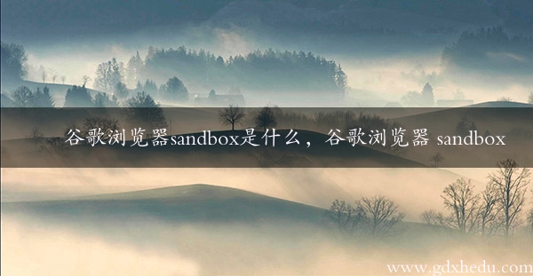 谷歌浏览器sandbox是什么，谷歌浏览器 sandbox