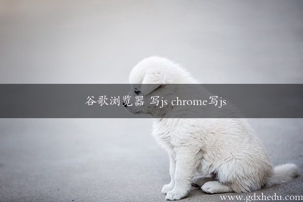 谷歌浏览器 写js chrome写js