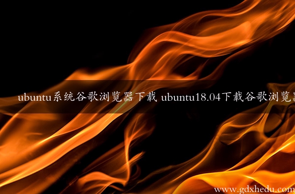 ubuntu系统谷歌浏览器下载 ubuntu18.04下载谷歌浏览器