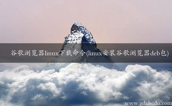 谷歌浏览器linux下载命令(linux安装谷歌浏览器deb包)