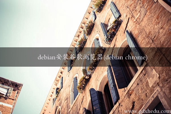 debian安装谷歌浏览器(debian chrome)