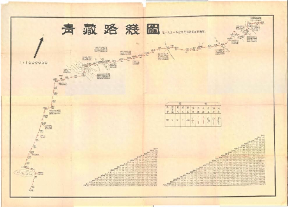 探秘青藏高原：1951年手工绘制路线图与驼队传奇