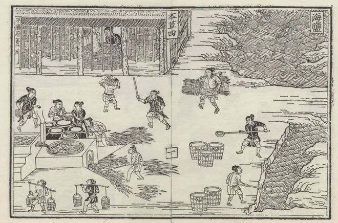 古代食盐比黄金贵 古人制盐供需咋解决 看晒盐法  第4张
