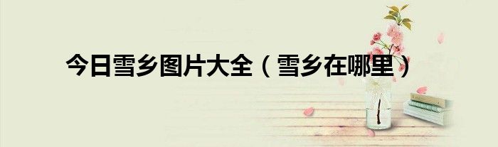 雪乡在哪里？雪乡大全：风光与地理位置全知道  第1张