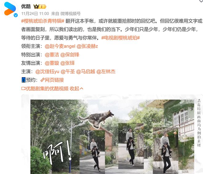 正午阳光新剧樱桃琥珀杀青，温暖剧情与人世间媲美  第2张