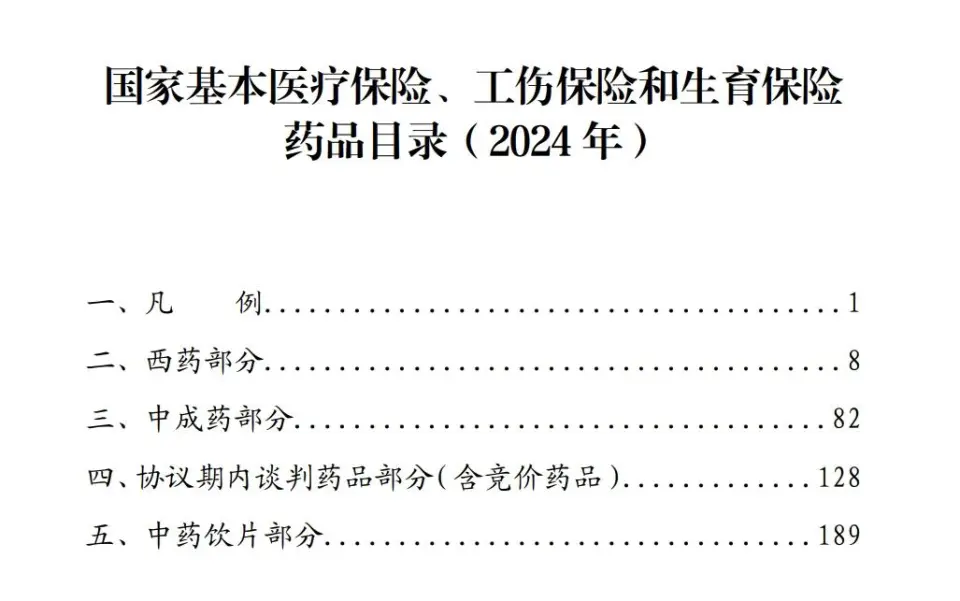 2024年国家医保谈判结果正式官宣：新增91种药品，目录总数达3159种  第1张