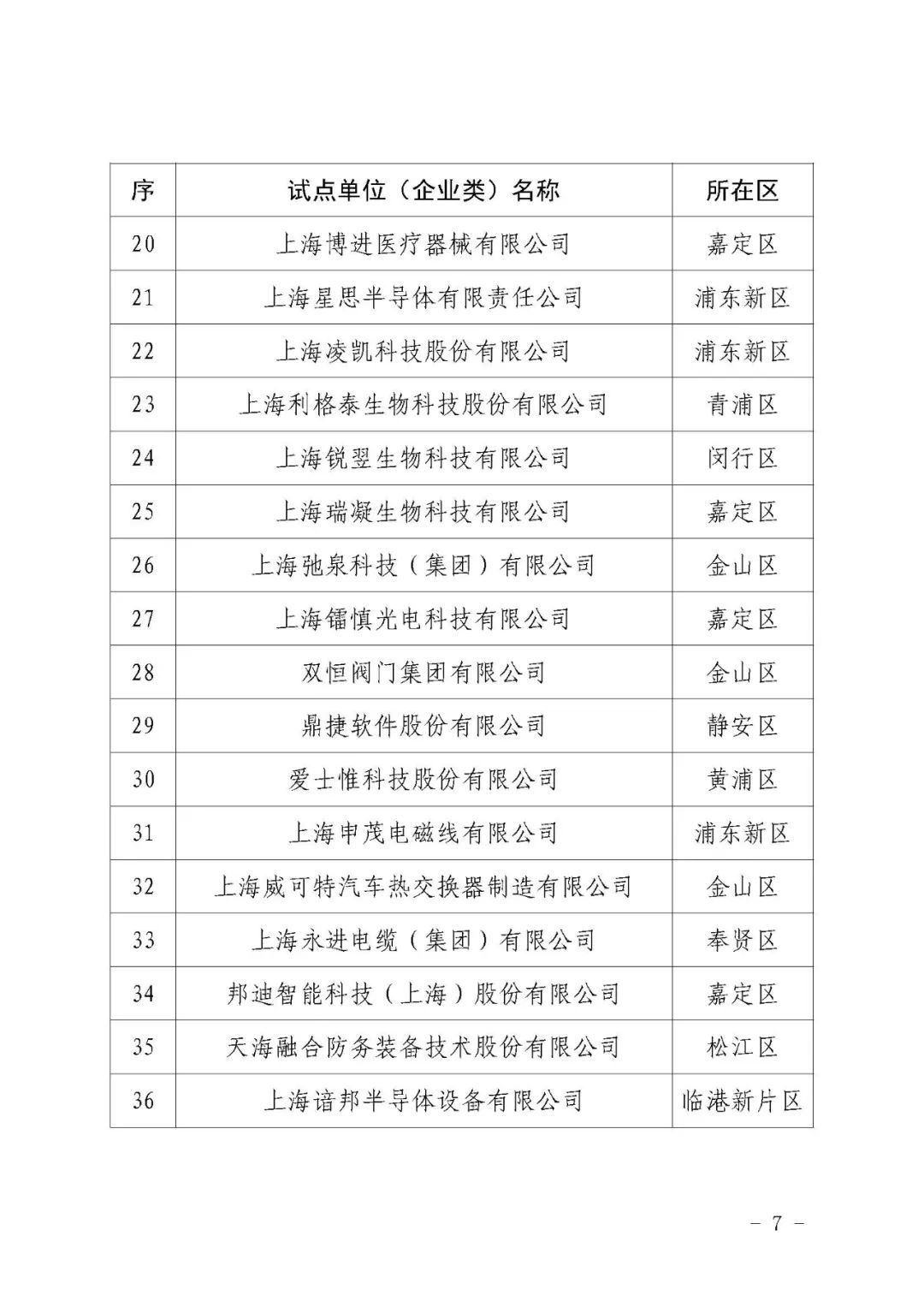 2024年上海市专利工作示范及试点单位名单公布，提升知识产权管理水平  第5张