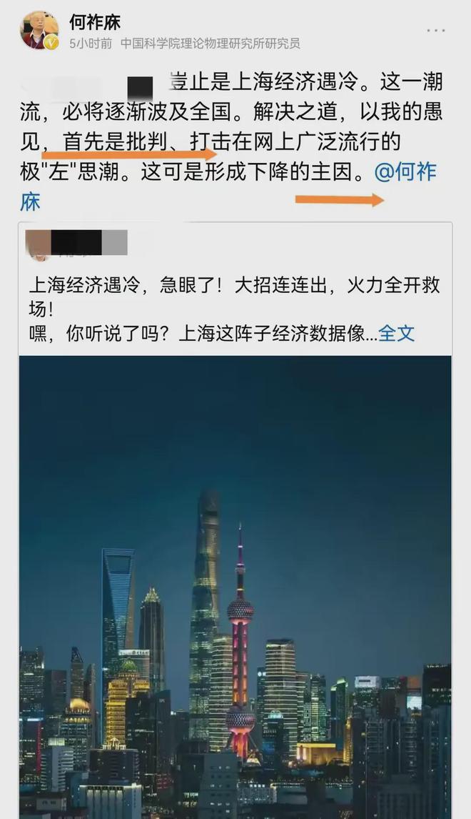 何祚庥院士强烈批判极左势力，呼吁打击极左思潮以振兴经济  第2张